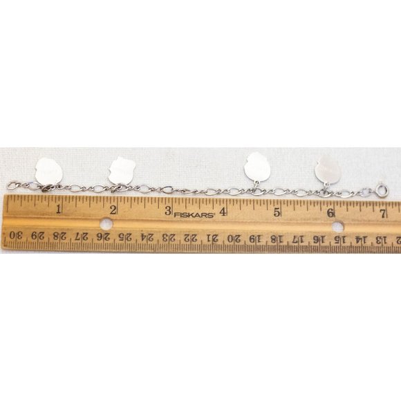 7 inch, Vintage Sterling Silver Name Charms Charm Bracelet by Beau-ster - T22 - Picture 4 of 4